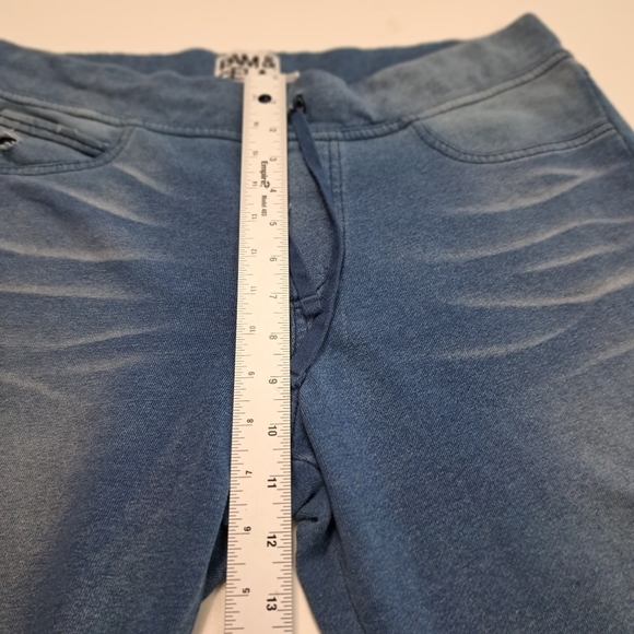 pam & gela women's stretch pants size M with hollow fashion in front. - Picture 9 of 12